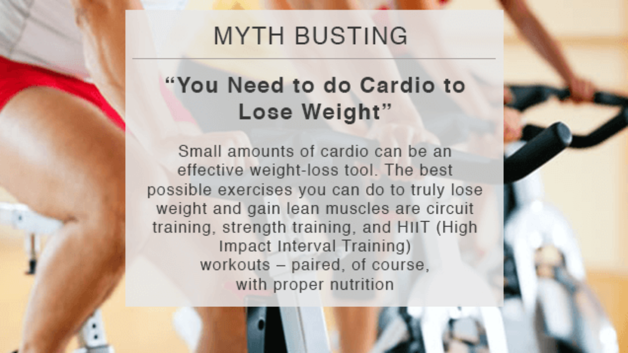 Myth Busting You Need To Do Cardio To Lose Weight